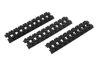 Langdon Skunkworx black Labyrinth M-LOK Rail Cover protect 5.25" of rail, pack of 3